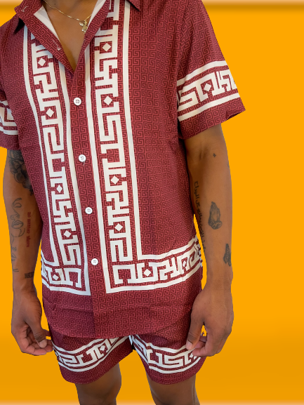 Burgundy Wave Set