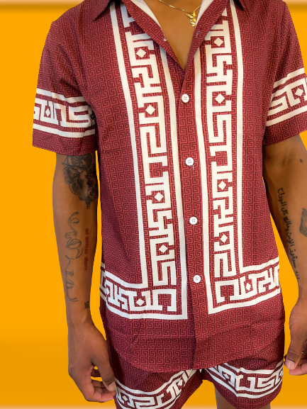Burgundy Wave Set