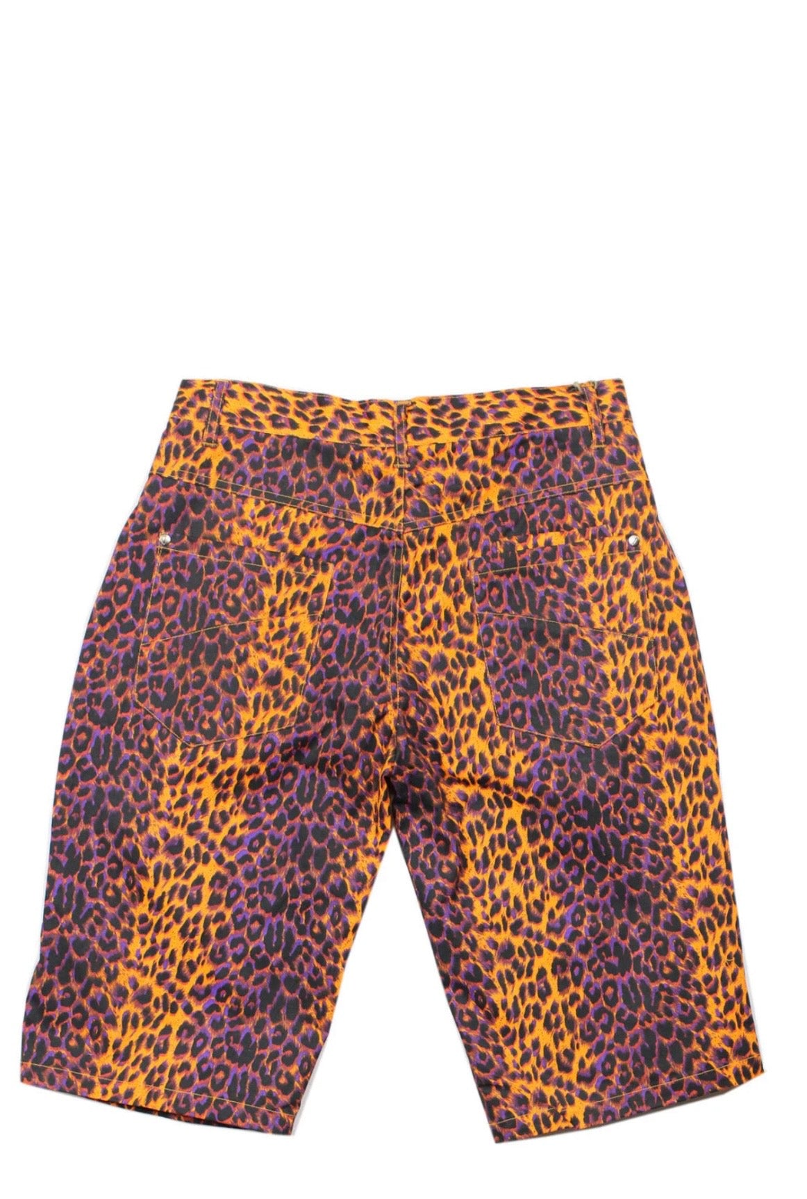 Orange animal print