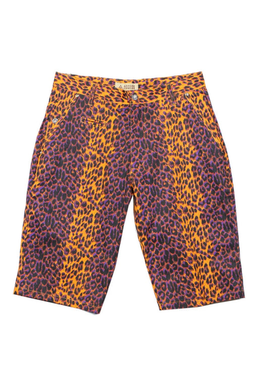 Orange animal print