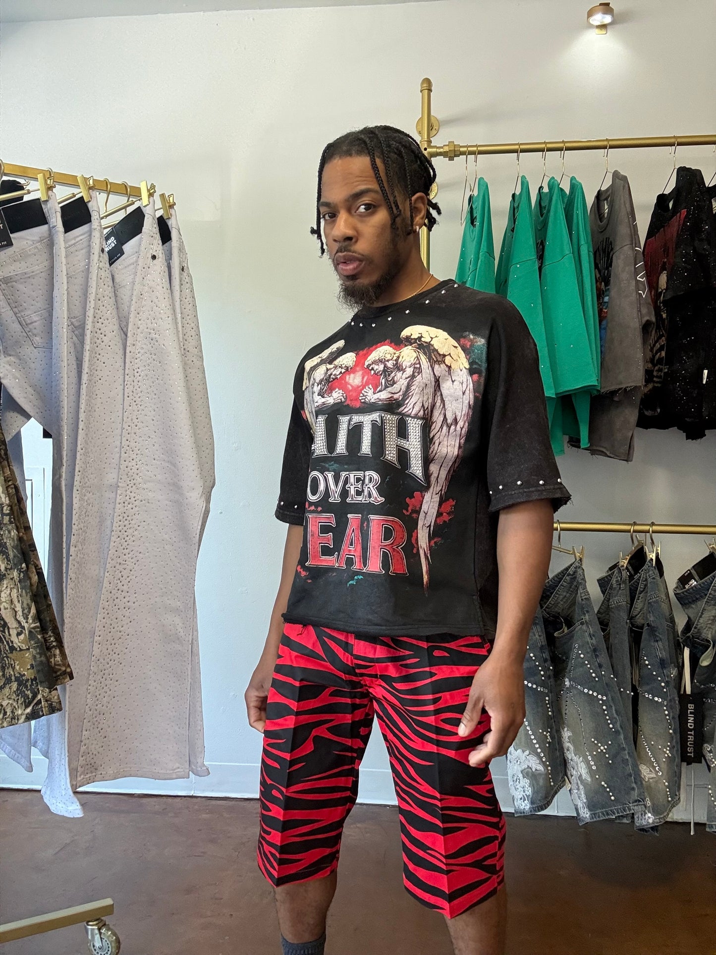Red and Black Zebra