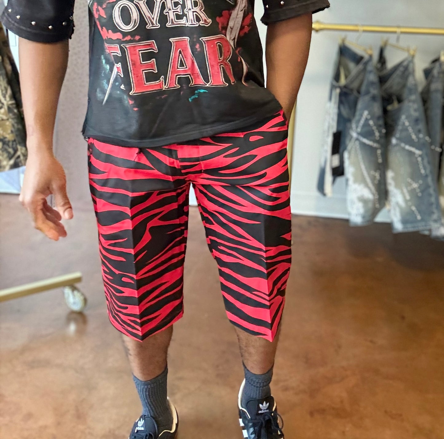 Red and Black Zebra